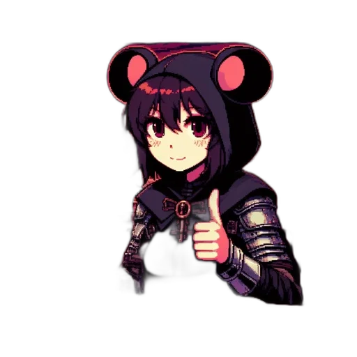 animal, weapon, staff, hat transparent PNG cut-out