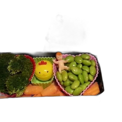 food, 3d render, photorealistic, outer space transparent PNG cut-out