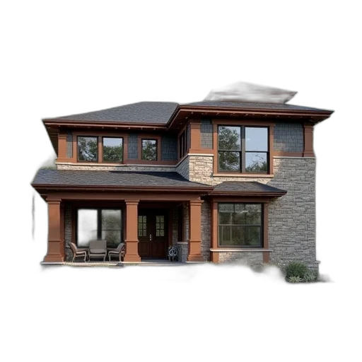 building, 3d render, photorealistic, concept art transparent PNG cut-out