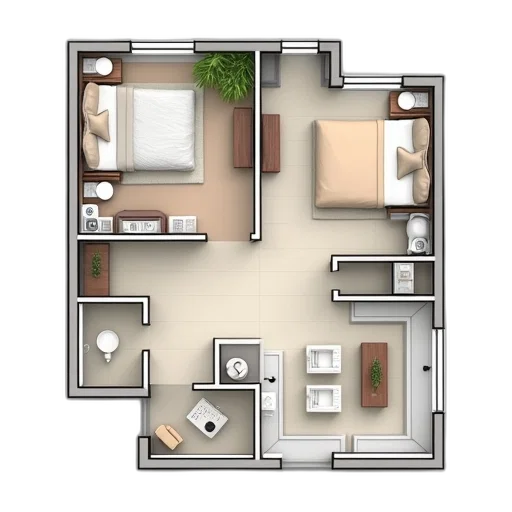 building, 3d render, concept art, photorealistic transparent PNG cut-out
