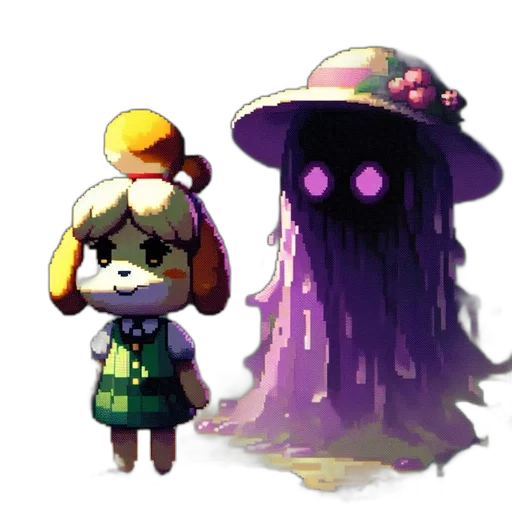 hat, creature, staff, mask transparent PNG cut-out