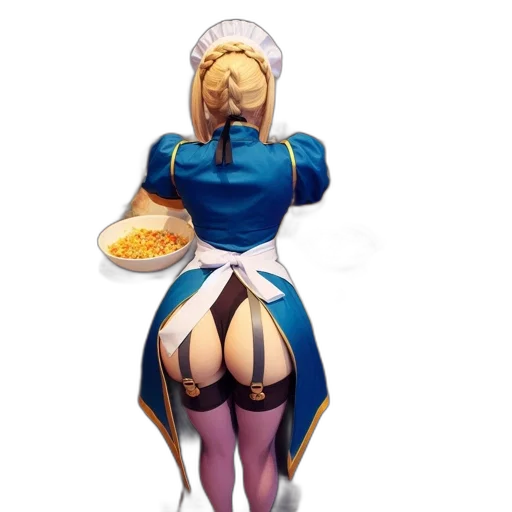 dress, jacket, staff, food transparent PNG cut-out