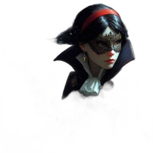 mask, face, hat, staff transparent PNG cut-out