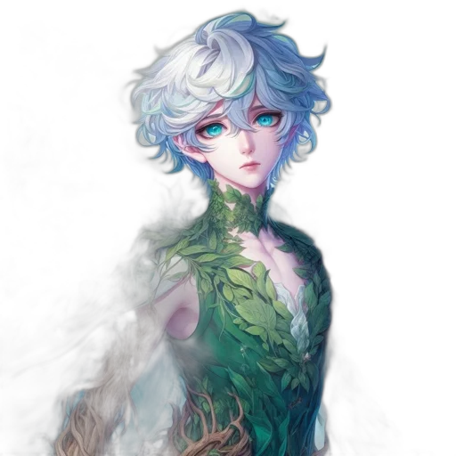 dress, creature, dragon, staff transparent PNG cut-out