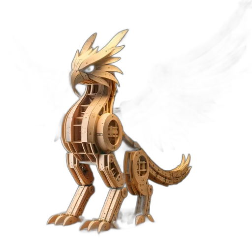 dragon, creature, animal, robot transparent PNG cut-out