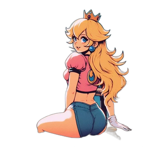 crown, dress, staff, weapon transparent PNG cut-out