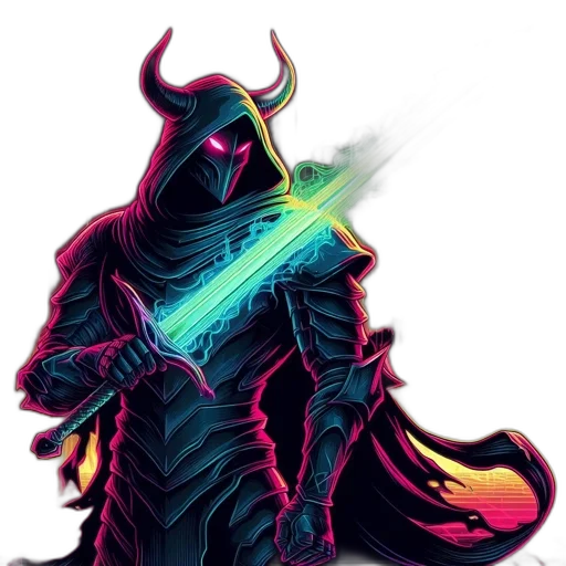 sword, staff, weapon, dragon transparent PNG cut-out