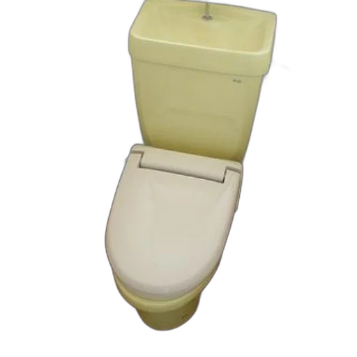 furniture, compact, bathroom, yellow transparent PNG cut-out