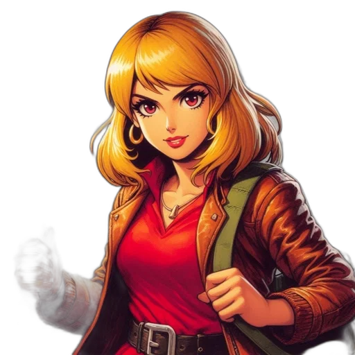 jacket, comic book art, concept art, cartoon transparent PNG cut-out