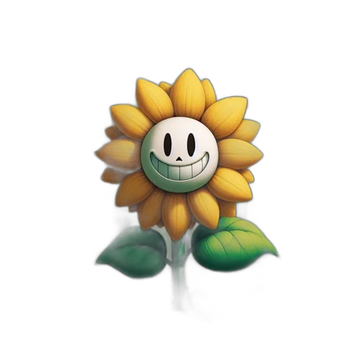 flower, staff, creature, weapon transparent PNG cut-out