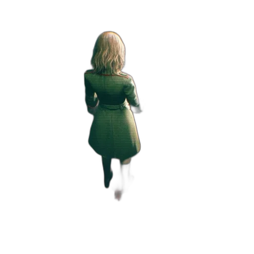 dress, robot, creature, hair transparent PNG cut-out
