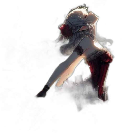 weapon, sword, dress, staff transparent PNG cut-out