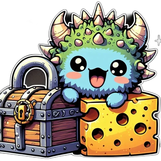 crown, creature, concept art, pixel art transparent PNG cut-out