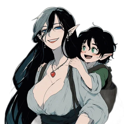 concept art, fantasy art, pixel art, anime transparent PNG cut-out