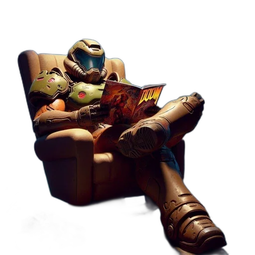 furniture, robot, mask, weapon transparent PNG cut-out