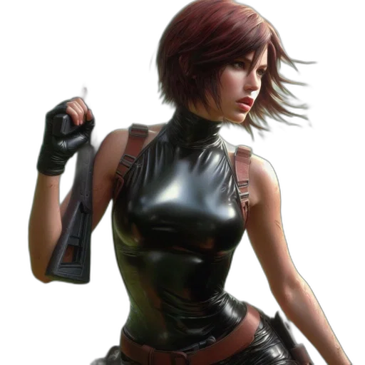 weapon, concept art, cyberpunk, comic book art transparent PNG cut-out