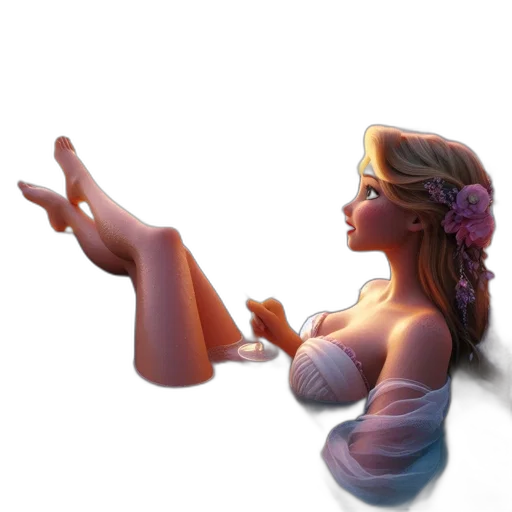 jewelry, dress, shoes, 3d render transparent PNG cut-out
