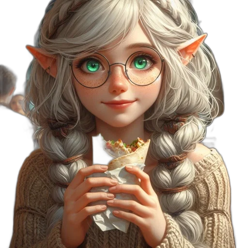 dragon, staff, face, jewelry transparent PNG cut-out