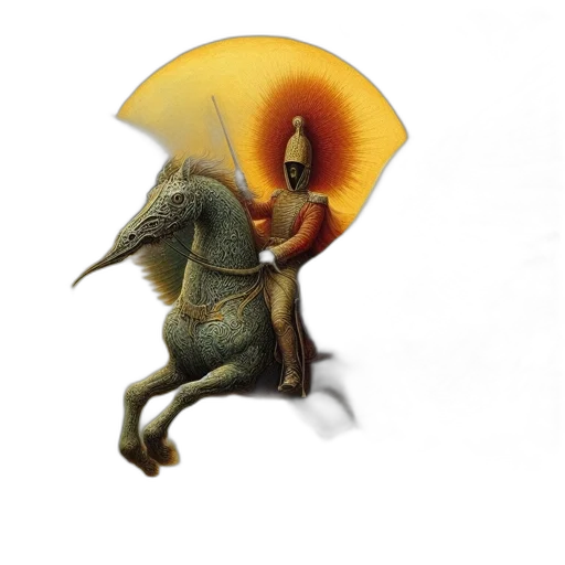 umbrella, dragon, hat, staff transparent PNG cut-out