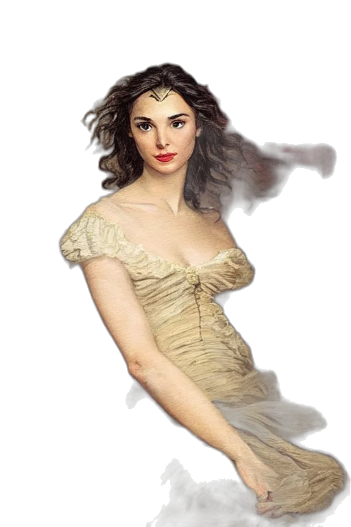dress, jewelry, face, crown transparent PNG cut-out