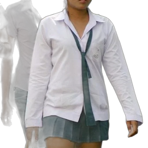 jacket, staff, dress, creature transparent PNG cut-out