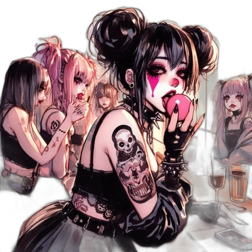 concept art, anime, comic book art, cartoon transparent PNG cut-out