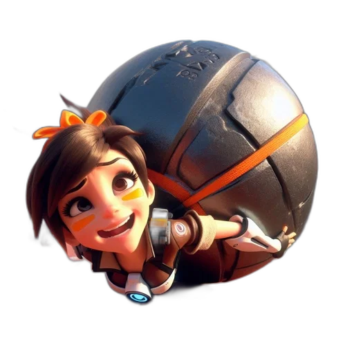 robot, weapon, staff, crown transparent PNG cut-out