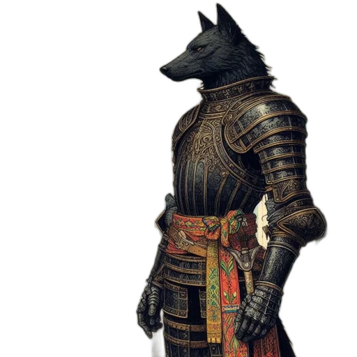 mask, sword, dragon, staff transparent PNG cut-out