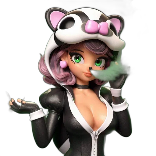 3d render, concept art, cartoon, anime transparent PNG cut-out