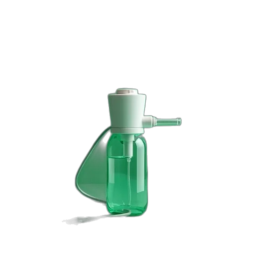 bottle, weapon, umbrella, 3d render transparent PNG cut-out