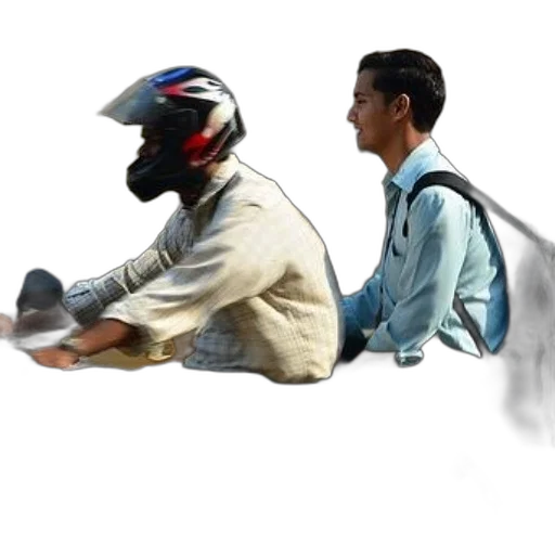 mask, jacket, car, staff transparent PNG cut-out