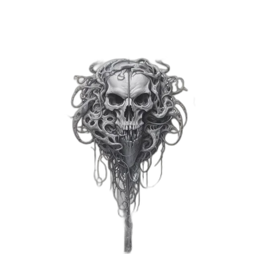 hair, mask, crown, staff transparent PNG cut-out