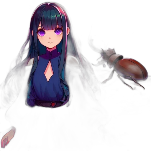 creature, dress, mask, weapon transparent PNG cut-out