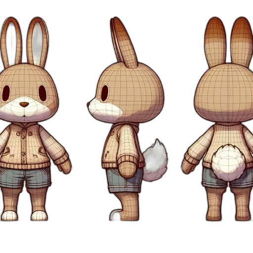3d render, concept art, pixel art, fantasy art transparent PNG cut-out