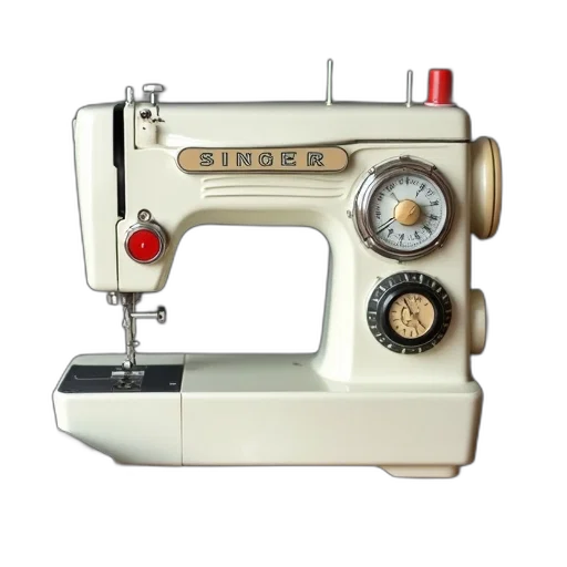 vintage, singer, sewing, machine transparent PNG cut-out
