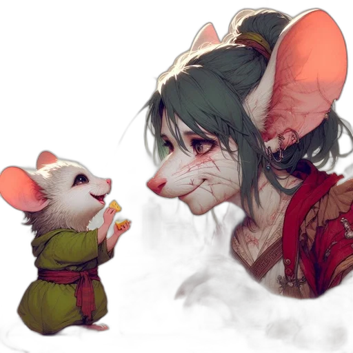 concept art, fantasy art, watercolor, photorealistic transparent PNG cut-out