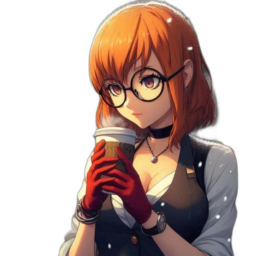 staff, dress, bottle, face transparent PNG cut-out