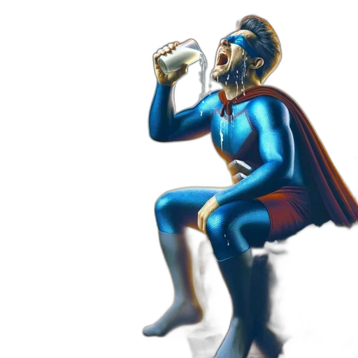 bottle, robot, crown, concept art transparent PNG cut-out