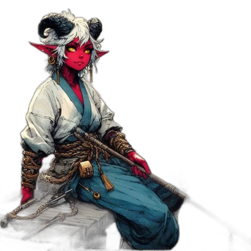 mask, staff, weapon, dragon transparent PNG cut-out