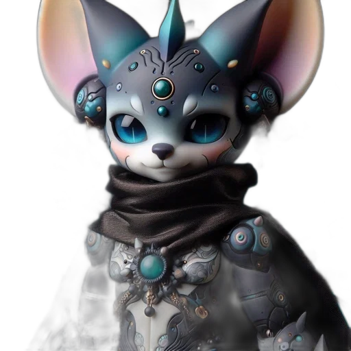 mask, robot, jewelry, staff transparent PNG cut-out