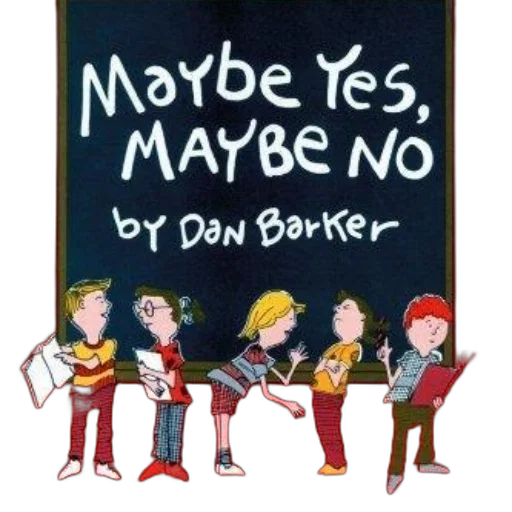 cartoon, book, cover, titled transparent PNG cut-out