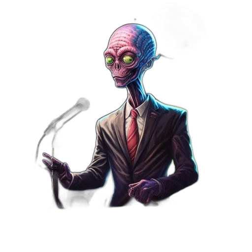 staff, mask, creature, robot transparent PNG cut-out