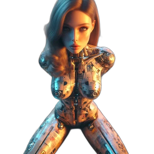 robot, weapon, dress, staff transparent PNG cut-out