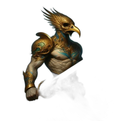 dragon, mask, weapon, creature transparent PNG cut-out