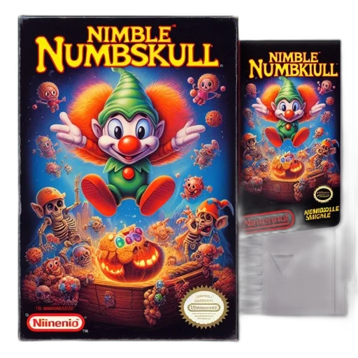 illustration, nes, game, box transparent PNG cut-out