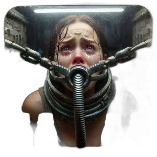 mask, face, robot, creature transparent PNG cut-out