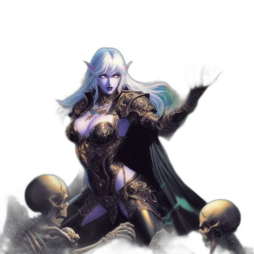 fantasy art, concept art, comic book art, pixel art transparent PNG cut-out