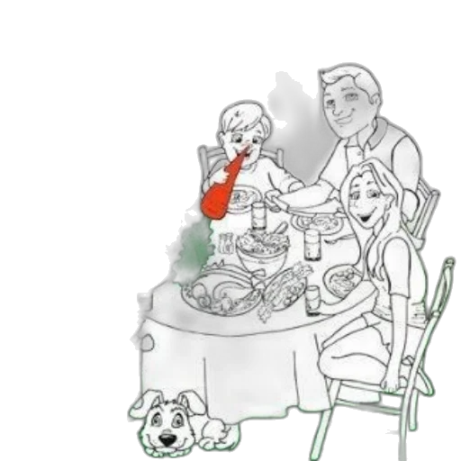 food, concept art, cartoon, photorealistic transparent PNG cut-out