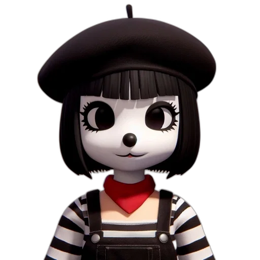 hat, mask, staff, robot transparent PNG cut-out