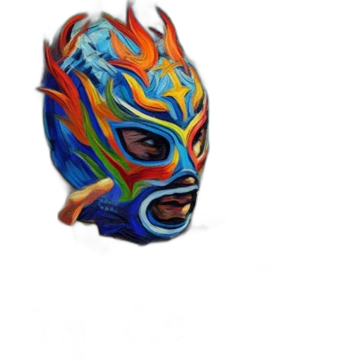 mask, face, jewelry, 3d render transparent PNG cut-out